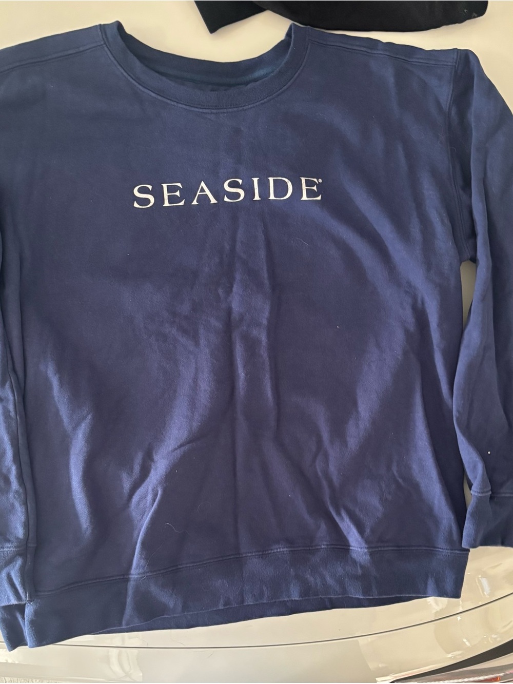 Seaside Navy Crewneck Sweater